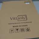 Vittanly 16x20 Picture Frame for Wall, Plexiglass, Displays Poster 11x14 with Mat or 16x20 without Mat, PVC Frame Material, Horizontal or Vertical Hanging, 1 Pack, Natural