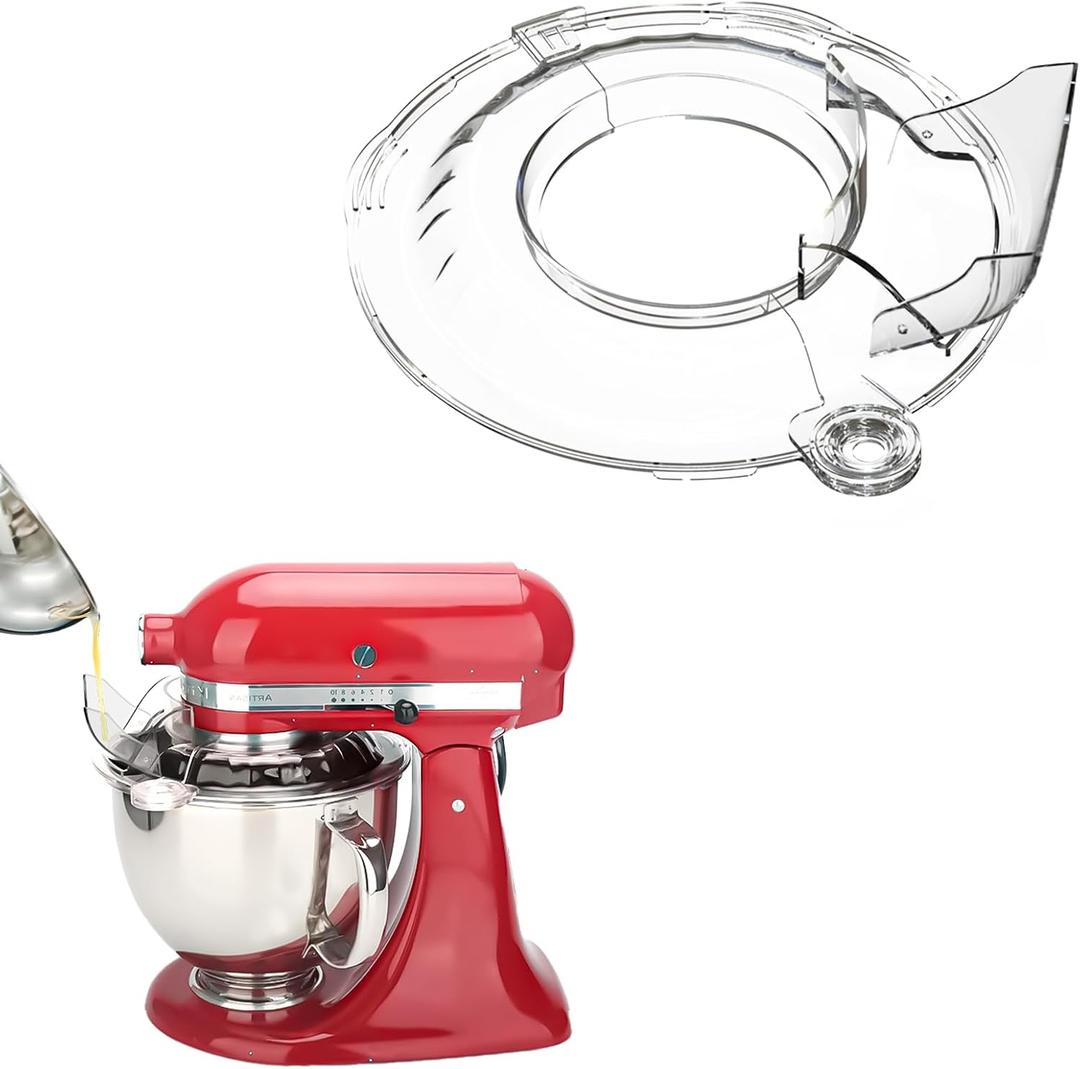 Pouring Shield for KitchenAid Tilt Head 4.5-5QT Stainless Steel (Only),Safety Pouring Shield,Splatter Guard for kitchenaid mixer bowl,Kitchen Aid Stand Mixers,kitchen aid Accessories and Attachments
