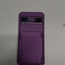 ATATOO for Google Pixel 10/Pixel 10 Pro Case, Built-in Card Holder & Slide Camera Cover & RFID Blocking, Military Grade Protection, Wallet Case for Pixel 10/10 Pro 6.3" 2025, Dark Purple