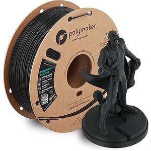Polymaker PLA PRO Filament 1.75mm, Tough & High Rigidity Black PLA Filament 1.75mm 1kg Cardboard Spool  PolyLite PLA PRO 3D Printer Filament 1.75mm, Print with Most 3D Printers Using 3D Filament