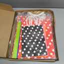 Tenceur 28 Pcs Gift Bags Assorted Sizes Paper Gift Bags Bulk Party Favor Bag with Handle for Wedding Valentine's Day Birthday Shopping Christmas, 8.3" Small, 10.6" Medium, 12.6" Large (Classic)