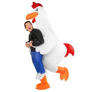Morph Chicken Costume Adult, Inflatable Chicken Costume Adult, Animal Costumes for Men, Blow Up Costumes for Adults