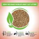 WORLD'S BEST CAT LITTER Multiple Cat Unscented, 15-Pounds - Natural Ingredients, Quick Clumping, Flushable, 99% Dust Free & Made in USA - Long-Lasting Odor Control & Easy Scooping