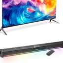 VEVOR Sound Bar for Smart TV, 2.0 Channel, 32-Inch Compact Soundbar TV Speakers for Projector, Bluetooth AUX Connection, Remote Control, Easy Setup, 80W Surround Sound System for PC Home Theater Audio