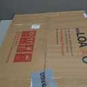 LOAAO Black Metal Framed Bathroom Mirror for Wall, 22X30 Inch Rounded Rectangle Mirror, Matte Black Bathroom Vanity Mirror Farmhouse, Anti-Rust, Hangs Horizontally or Vertically