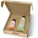 HERDEZ Variety Pack with Avocado Hot Sauce 12 oz & Habanero Hot Sauce 5 oz (2 Pack)  Made with Real Avocados and Habanero Peppers  Gift Pack  Perfect for Any Meal (EXP 10/12/26)