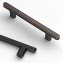 Asidrama 10 Pack 3.75 Inch(96mm) Oil Rubbed Bronze Kitchen Cabinet Handles, Cabinet Pulls Kitchen Cabinet Hardware for Cupboard Drawer Pulls