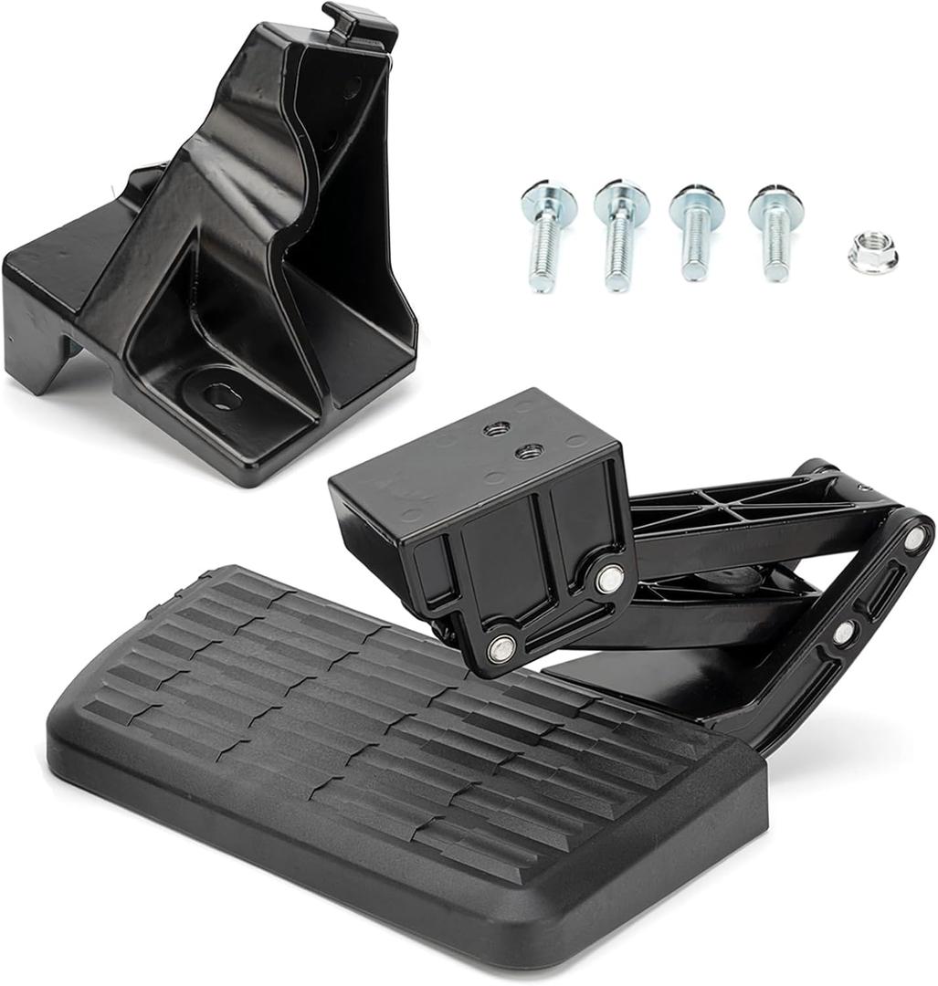 Rear Bed Step Retractable Bumper Truck Tailgate Step Compatible with Toyota Tundra 2022 2023 2024 2025 Replaces PTS30-34000 PTS3034000