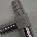 Hosetail Splitter 304 Stainless Water Gas Pipe Joint, (Tee,26mm) (2 Packs) 