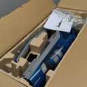 Vacmaster Portable 10.8V 2-in-1 Cordless Stick Lightweight Vacuum Cleaner with 2-Speed Power Control and LED Headlight for Hardwood Floor, Carpet & Pet Hair, Blue