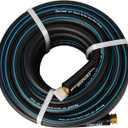 Fevone Garden Hose 50 ft., Lightweight Hybrid Water Hose, Flexible and Durable, Leak-Free Connections