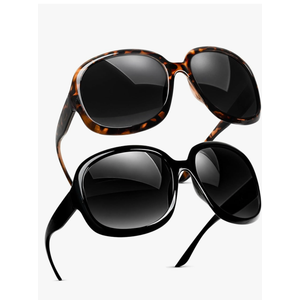 miyya Bug Eye Oversized Polarized Sunglasses Womens, Trendy Retro Sun Glasses for Women 2025, Oversized UV Protection Shades