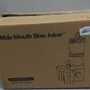 Juicer Machines, Cold Press Juicer Professional for Maximum Nutrients & High Yield, Ultra-Quiet Motor Efficient with Leafy Greens to Hard Vegetables, Easy to Clean Design, Black