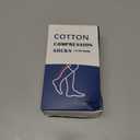 Cotton Compression Socks for Women&Men 15-20mmHg Knee High Cute Support Sock for Nurses, Pregnant Women, Travel S-M