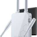 WiFi Extender Internet Booster, Repeater Wireless Routers Amplifier, Mesh Wi-Fi 80% Faster | Broader Than Ever, Support More Network Devices