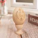 Easter Decor, He is Risen Wooden Egg Decoration, Christian Basket Filler, Easter Gifts Religious for Adult, Church, Jesus, Easter Decoration Centerpieces for Home Table, Tiered Tray Decor