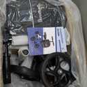 Economy Knee Scooter Steerable Knee Walker for Foot Injuries Compact Crutch Alternative with Dual Braking System (Black)