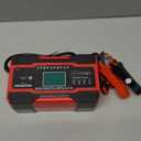 NEXPEAK NC201 10-Amp Battery Charger, Smart Trickle Charger 12V 24V Car Battery Charger Fully Automatic Maintainer Desulfator w/Temp Compensation for Car Truck Lawn Mower Boat Marine Batteries