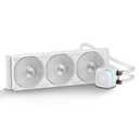 Iota L36 WH AIO CPU Liquid Cooler 360mm with Temp Digital Display,ARGB Aluminum Alloy Pump,Fluid Dynamic Bearing PWM Fans,TDP300W Water Cooling System for Intel LGA 115x/1200/1700/1851 & AMD AM4/AM5