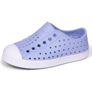 Native Shoes Unisex-Kids Jefferson Sneakers, Future Purple/ Shell White, 9 Toddler