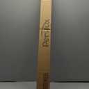 Persilux Free-Stop Cordless 100% Blackout Roller Shades for Indoor Windows, Natural Woven Fabric UV Protection Privacy Thermal Insulated Roller Window Shades for Home, Bedroom, Brown 35" W x 72" H