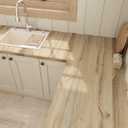 VEELIKE Weathered Light Wood Contact Paper Wood Wallpaper Peel and Stick Countertops for Kitchen 24''x354'' Self Adhesive Waterproof Woods Grain Contact Paper for Countertops Table Cabinets Vinyl Wrap