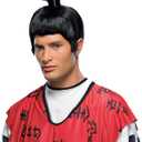 Rubies Samurai Wig for Adults, Men's No Size (Black)