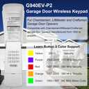Universal Garage Door Opener Keypad for Liftmaster Chamberlain Craftsman Wayne Dalton Openers Produced since 1993, Wireless Keypad Keyless Entry,Replaces 877/878MAX 377/977/877/66LM,SafeSecurity-White