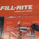 Fill-Rite FR610HA 115V 15 GPM Fuel Transfer Pump w/Discharge Hose & Automatic Nozzle (Red) | Gasoline, Diesel, Kerosene, Ethanol & Methanol Blends & Biodiesel