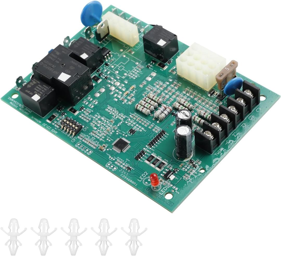 50A65-475 Furnace Control Circuit Board 50A65-5165 For Trane for White-Rodgers and American Standard Furnaces, Replaces 50A65-474, 50A65-476, CNT05164, D341213P01, HSI Ignition Control Board