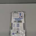 Candykisscase Phone Case for iPhone 15 Pro Max, R2D2 Astromech Droid Robot Pattern Shock-Absorption Hard PC and Inner Silicone Hybrid Dual Layer Armor Defender Case for iPhone 15 Pro Max