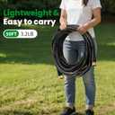 Garden Hose 50FT, Non-Expanding Water Hose Ultra Lightweight, Kink-Free, Burst-Resistant, Lead-Free, Durable & Flexible High-Pressure Hose for Yard, Lawn, Outdoor, Car Washing
