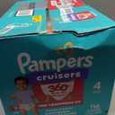 Pampers Diapers - Cruisers 360 - Size 4, 116 Count, Babyproof up to 100% Leakproof Pull-On Diaper
