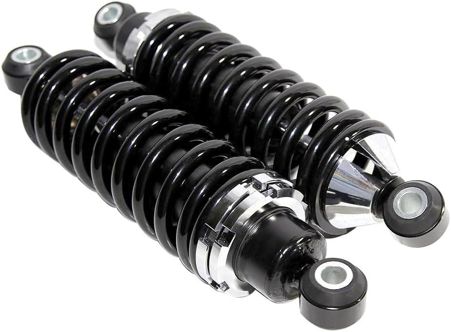 Rear Street Rod Coil Over Shock SET Black Coated Springs (Spring Rate:400)