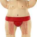 Morph Sumo Wrestling Suits For Adults, Sumo Wrestler Costume, Inflatable Halloween Costume Adult, Funny Costumes for Adults, One size