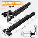 Zonon 1 Set Push Bar Panic Exit Device 31" with Lever Handle, Black