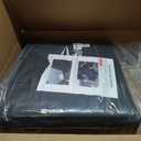 Truck Back Seat Extender for Dogs  Waterproof Full Size Pickup Pet Seat Cover with Door Protection, Hard Bottom Holds 420 lbs Dog Hammock for F150, RAM 1500 & More (BLACK)