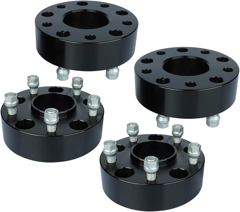 IRONTEK 2in Hubcentric Spacers 5x139.7mm (77.8mm Bore, 9/ 16-18 Studs) 5x5.5 to 5x5.5 Wheel Spacers Adapter 50mm FITS Chrysler 07-09 Aspen, for Dodge 02-11 Ram 1500 2WD 4WD, 05-10 Dakota, 2011 Ram 1500