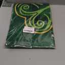 Louise Maelys Welcome St. Patrick's Day Garden Flag 28x40 Double Sided with Tag, Burlap Spring Large Lucky Shamrock Clover Yard Sign Buffalo Plaid Home Outside Outdoor Decor (Multicolor)