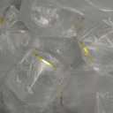 Goodluck 40 PCS Diamond Stemless Plastic Whiskey Glasses, 12 Oz Disposable Cocktail Glasses, Suitable for Weddings, Birthday Parties, Family Gatherings, Bars, etc Gold rimmed cups (Clear and Gold)