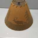 Rustic Oiled Craft Paper Laced Deer Lamp Shade - 18"