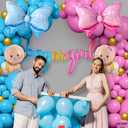 KatchOn, Gender Reveal Balloon Arch Kit - Pack of 70 | Pink and Blue Balloons,Boy or Girl Sign, Baby Balloons | Boy or Girl Gender Reveal Decorations | Baby Shower Decorations | Pink and Blue Decor