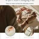Cuddobaby 4-in-1 Changing Pad | Baby Scale | Height | Room Temp - Vanilla | Weight & Height Growth Monitoring, Integrated Tape, Wipe Clean Cover, for Newborn, Toddler & Adult - Table, Dresser, Bed