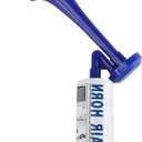 Handheld Air Horn, Noise Makers for Sporting Events, Aluminum Super Loud Football Noise Maker Air Pump Sports And Marine Signal Safety Alarm Horns for Boating, Hiking, Sports Events, Birthday Parties (Blue)