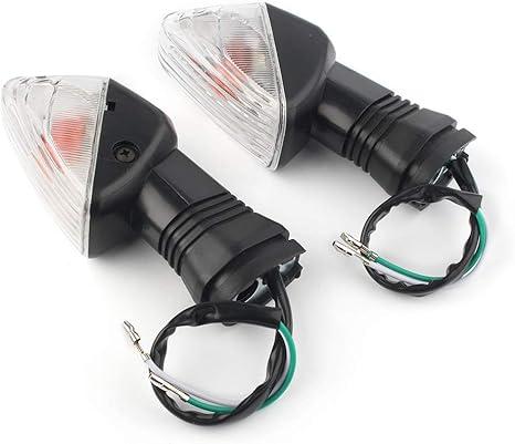 Newsmarts Motorcycle Turn Signal Indicator Light Blinker Lamp Replacement for Kawasaki KLR 650 2008-2017 / NINJA 650R 2006-2008 / NINJA ZX-6R 2007-2012