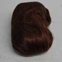 Rugelyss Vintage Wigs Dark Brown Rednish Maroon Wig for Women Lady Natural Synthetic Full Wigs for 70s Cosplay Costume Disco Hair Wig
