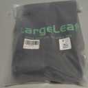 LargeLeaf Chair Gel Ergonomic armrest Cushions (Black_Mesh_Gel)