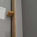 Aothia Large Dual Monitor Stand Riser, Solid Wood Desk Shelf with Eco Cork Legs for Laptop Computer/TV/PC/Printers, Perfect Desktop Stands Organizer with Underneath Storage for Office Accessories (Oak)