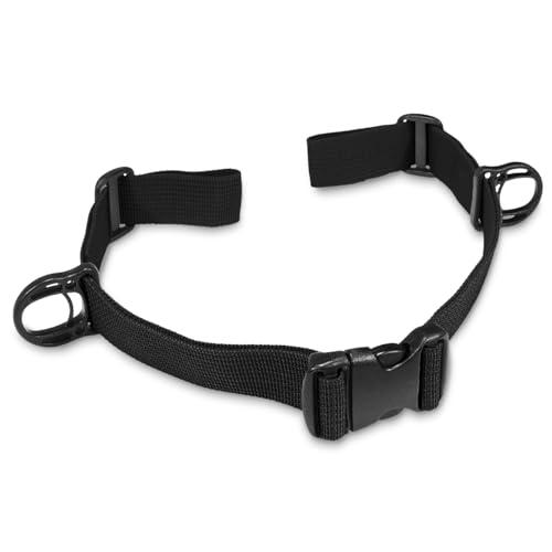 ManTangSun Outdoor Adjustable Chest Strap for Backpack Replacement, Camping Hiking Sternum Straps for Backpacks With Quick Release Buckle (Black, 1pcs)