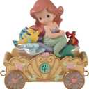 Precious Moments Disney Princess Birthday Parade Figurine, Red, 4.5 inches